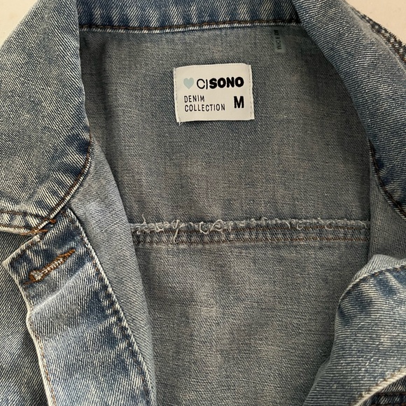 Ci Sono Blue Denim Vest - Picture 3 of 4
